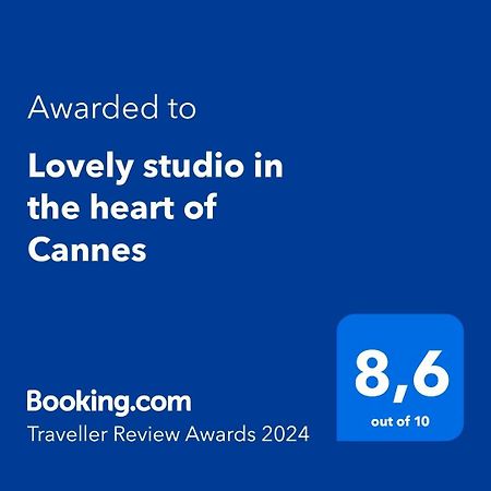 Lovely Studio In The Heart Of Cannes Eksteriør billede