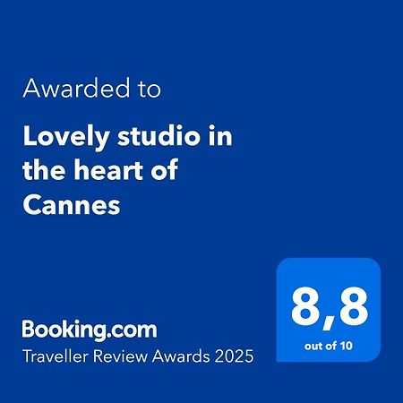 Lovely Studio In The Heart Of Cannes Eksteriør billede